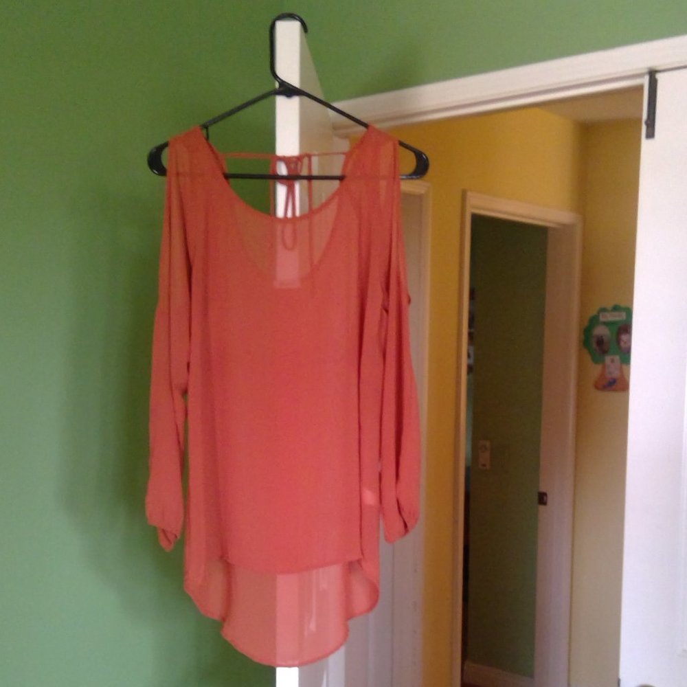 Top With Shoulder Cutouts